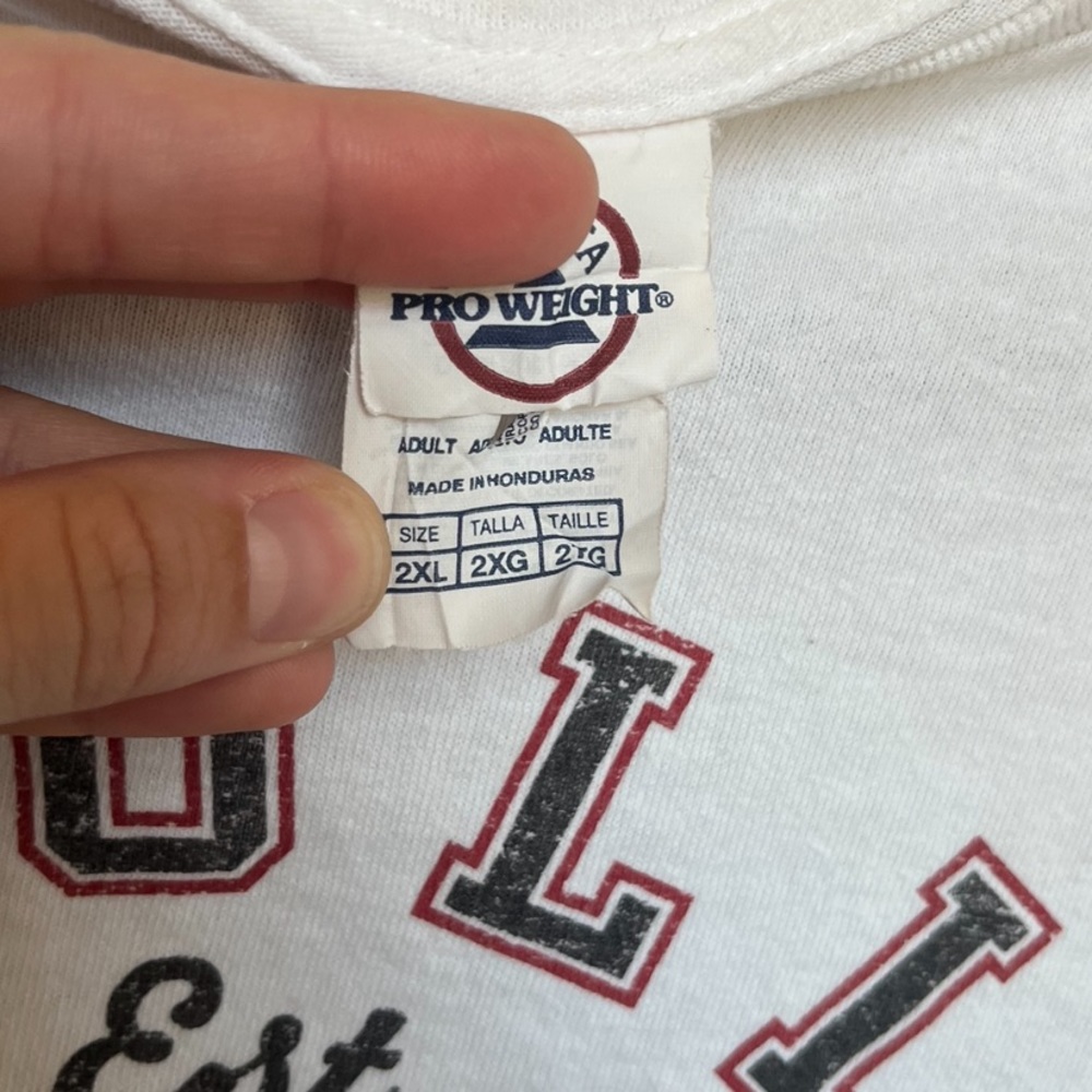Cropped White South Carolina Gamecocks T-Shirt - Picture 3 of 3